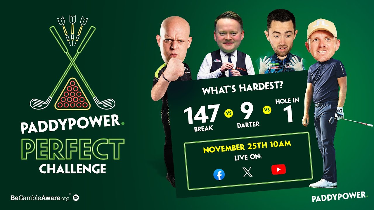 Nine darter vs 147 vs hole-in-one | The Paddy Power Perfect Challenge!