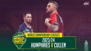 WORLD CHAMPIONSHIP EPIC! Humphries v Cullen | 2023/24 World Darts Championship | Full Match