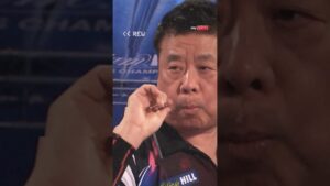 Plenty of respect between Luke Humphries and Paul Lim ahead of tonight! 🤝 #darts #shorts