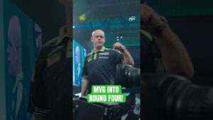 Michael van Gerwen is through to Round Four!