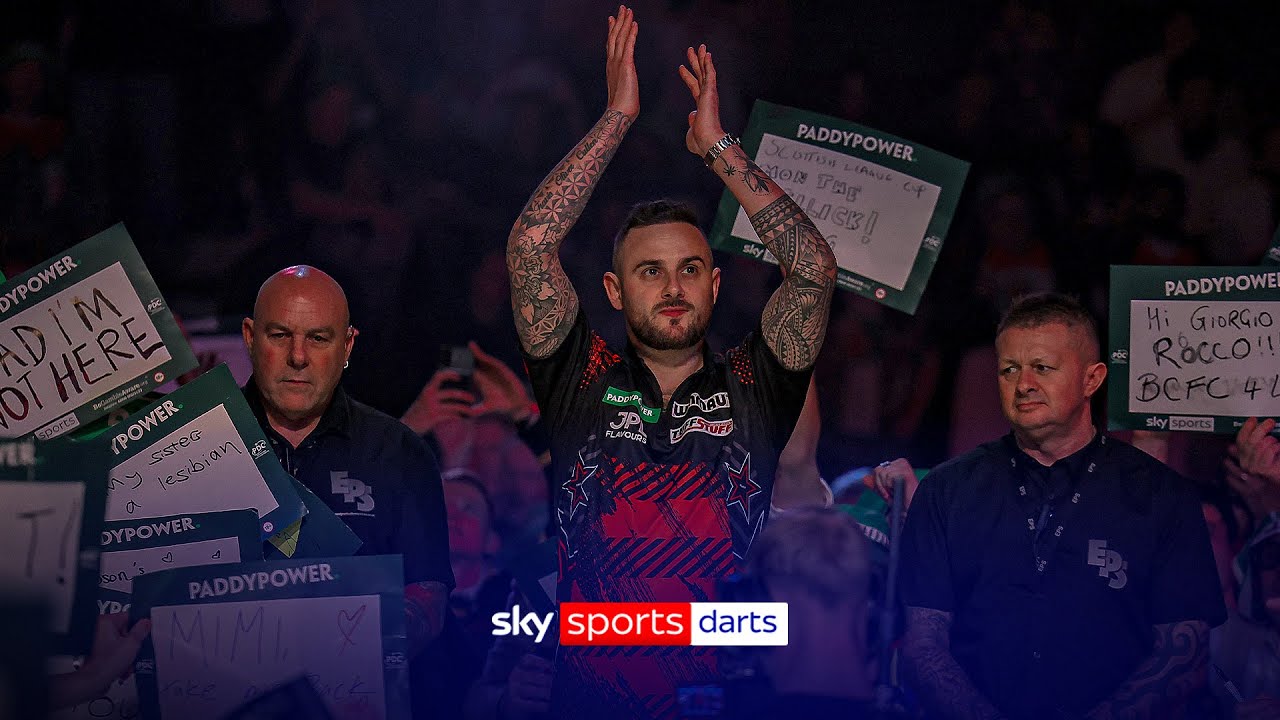 Joe Cullen's ELECTRIC 'Don't Look Back in Anger' walk-on at Ally Pally! 🎤