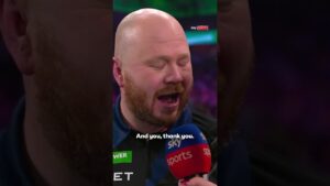 Justin Hood achieves his dream of earning enough prize money to open a Chinese restaurant! 🥡🙌 #darts