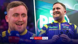 'Most settled I've felt!' 🙌 Littler averages 107 in 4-0 win vs Suljovic!