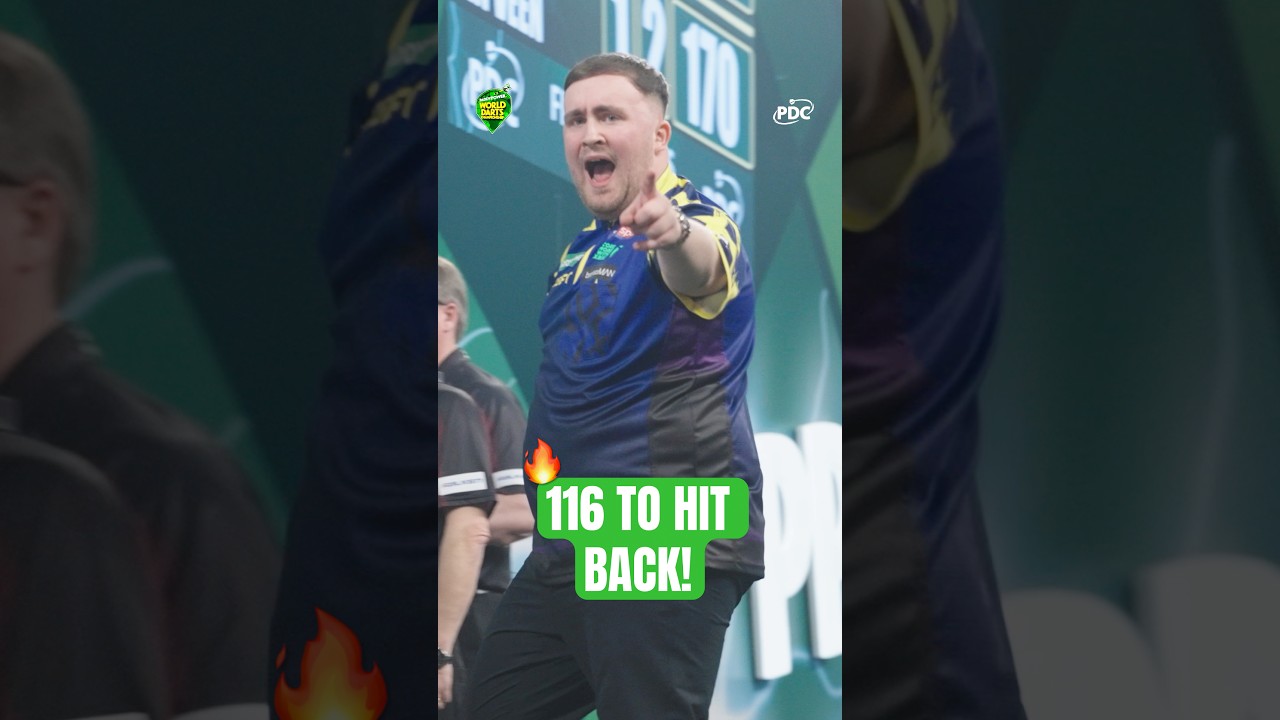 116 to hit back in the second set! 💥 | 2025/26 Paddy Power World Darts Championship