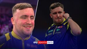 Luke Littler reacts to reaching THIRD successive World Darts Championship final ☢️