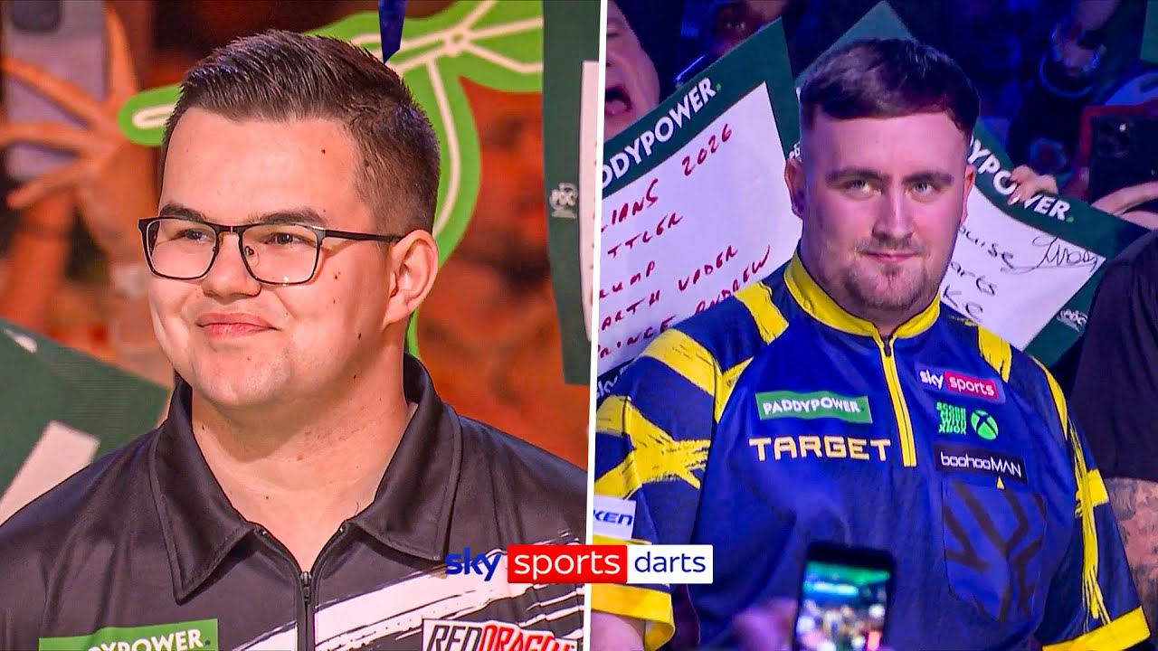 Luke Littler and Gian van Veen's 2026 World Darts Championship final walk-ons
