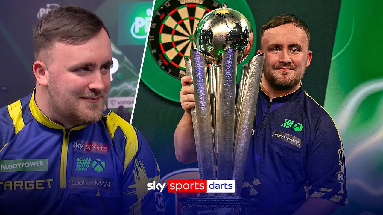 "I'll go ALL THE WAY" | Luke Littler promises back-to-back World Darts Championship titles 🏆