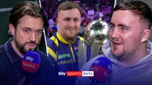 Rob Cross or Ally Pally wasp?! | Luke Littler on his toughest opponent at The Worlds