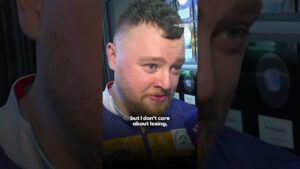 Josh Rock's wholesome reaction to hitting nine-darter in Belfast 🥺