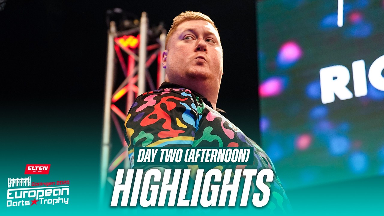 CLINICAL FINISHING! ✅ | 2026 Elten Safety Shoes European Darts Trophy | Day Two Afternoon Highlights