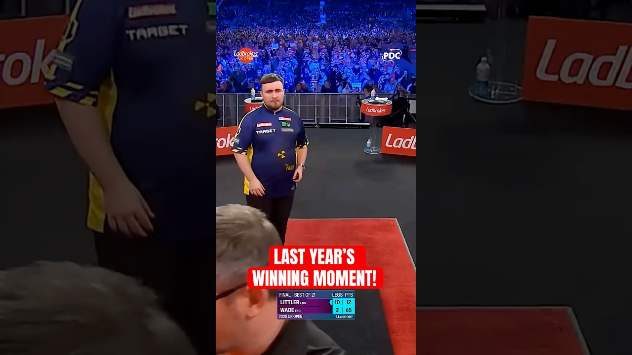 2025 UK OPEN'S WINNING MOMENT! 🏆