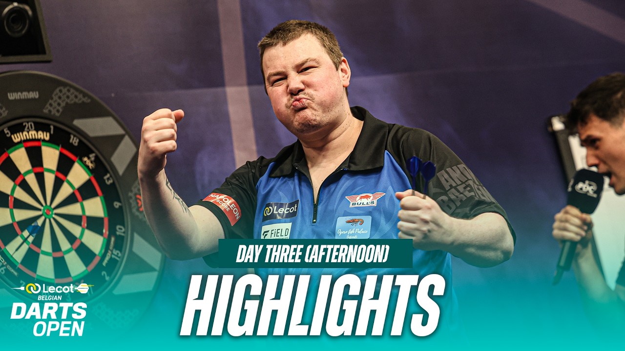 INCREDIBLE DARTS! 🤩 | 2026 Lecot Belgian Darts Open | Day Three Afternoon Highlights