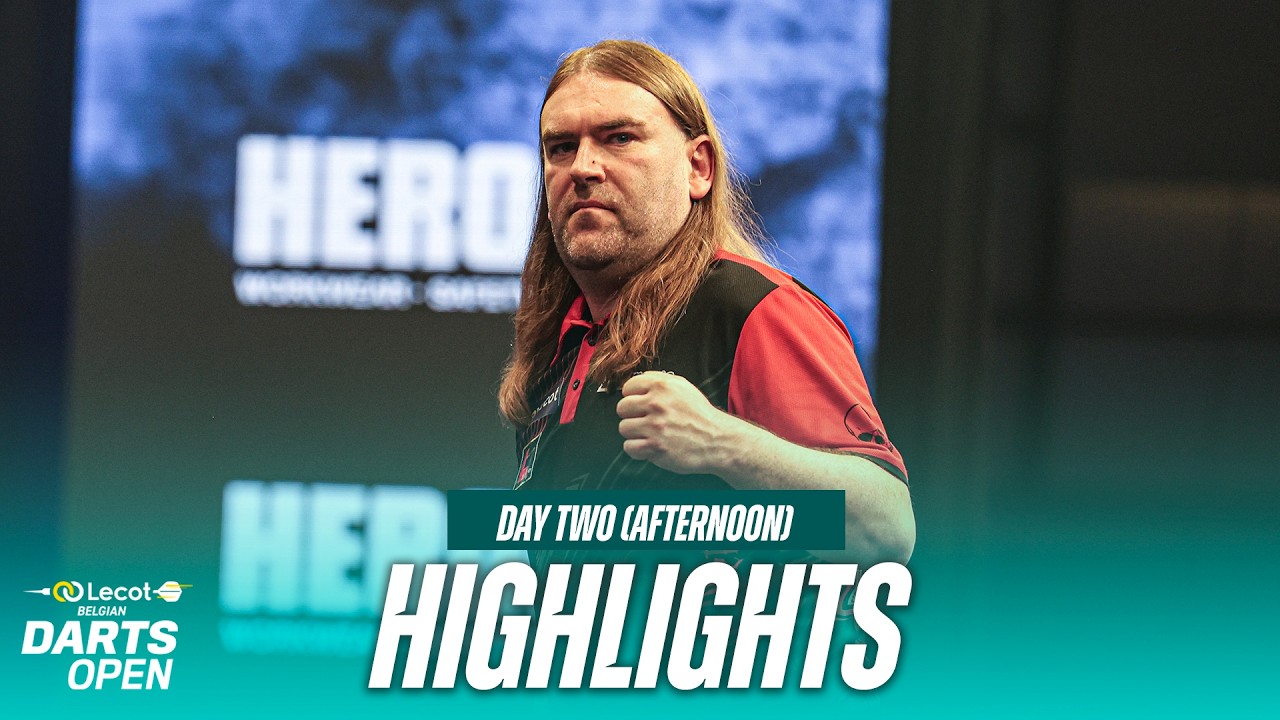 FINE MARGINS 👀 | 2026 Lecot Belgian Darts Open | Day Two Afternoon Highlights