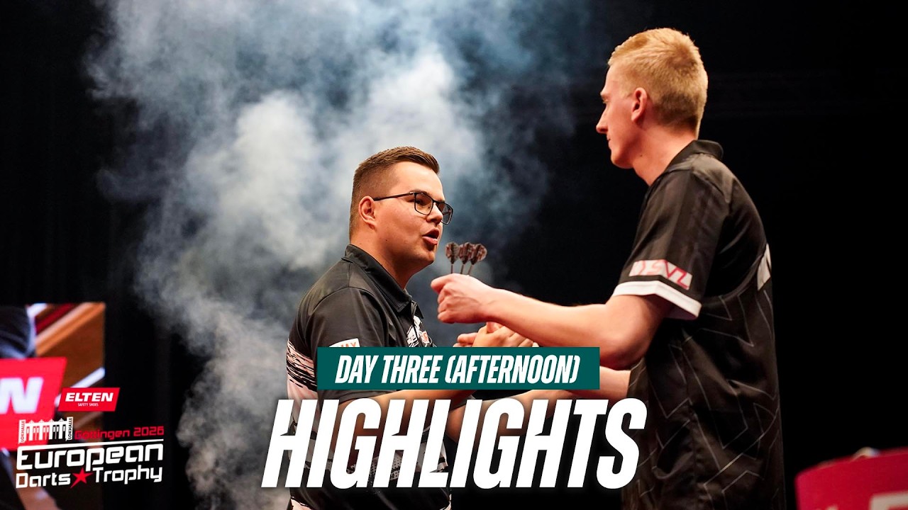 ASTONISHING PERFORMANCE! 🤯 | 2026 European Darts Trophy | Day Three Afternoon Highlights