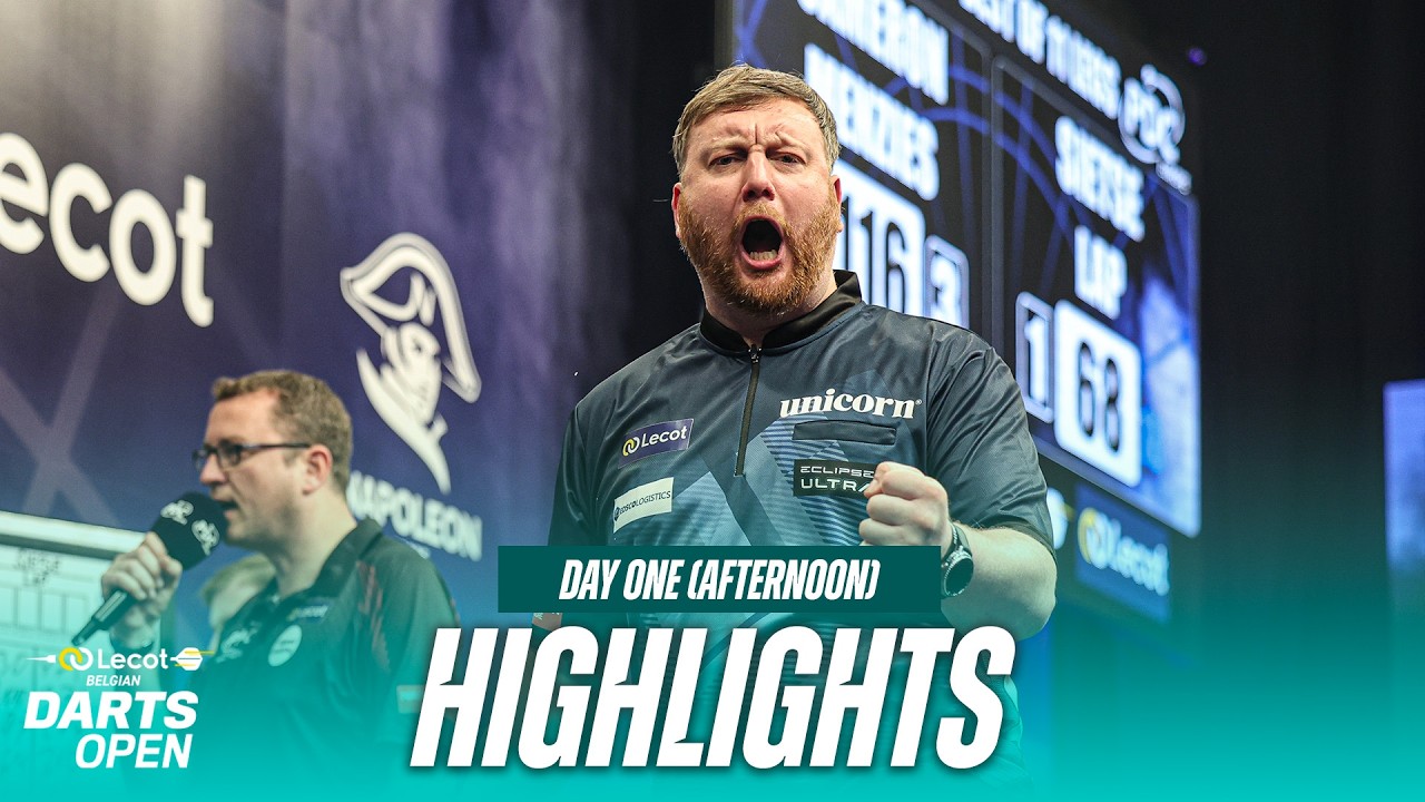 A STRONG AFTERNOON! 🤯 | 2026 Lecot Belgian Darts Open | Day One Afternoon Highlights