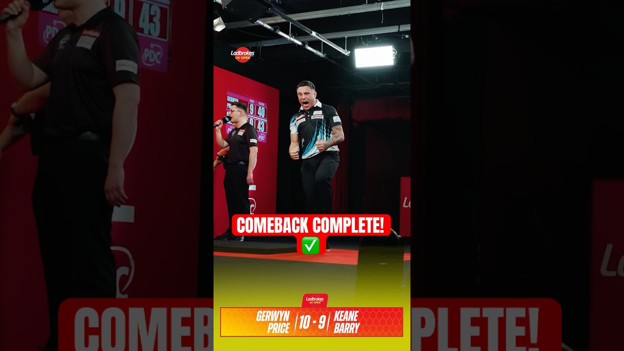 PRICE COMPLETES THE COMEBACK! ✅ | 2026 Ladbrokes UK Open