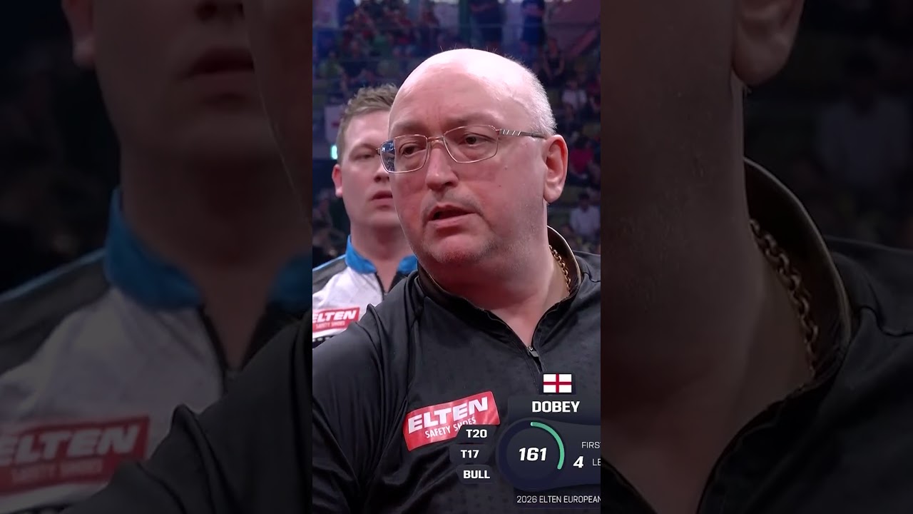 164 FROM GILDING 👍 | 2026 Elten Safety Shoes European Darts Grand Prix