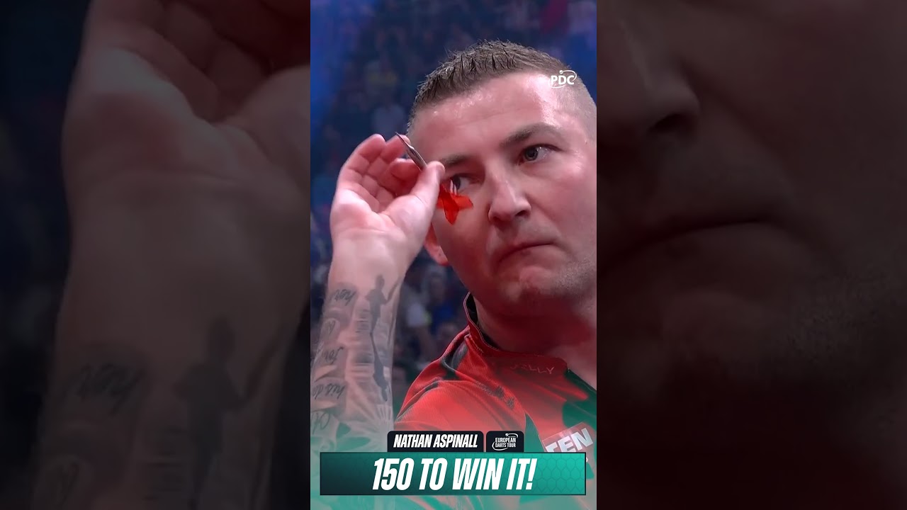 ASPINALL WINS WITH A 150 CHECKOUT! 😳 | 2026 Elten Safety Shoes European Darts Grand Prix