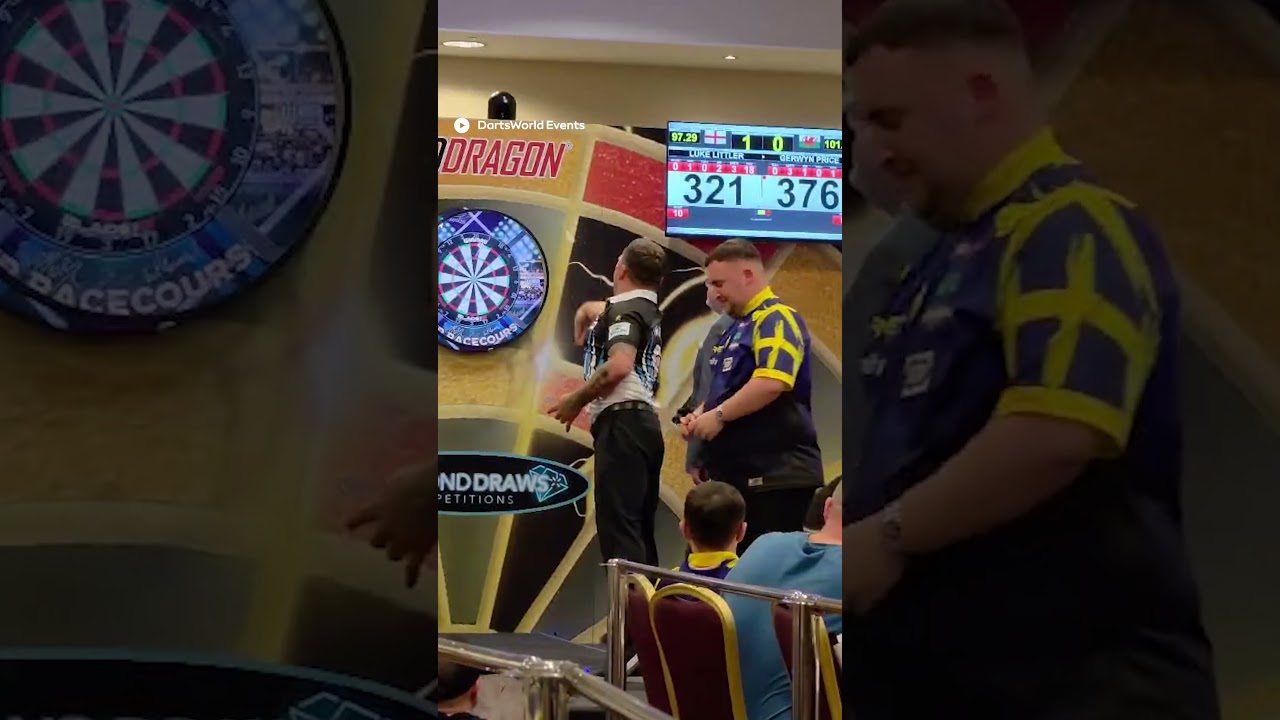 Luke Littler hits NINE-DARTER in exhibition match against Gerwyn Price! 🤯