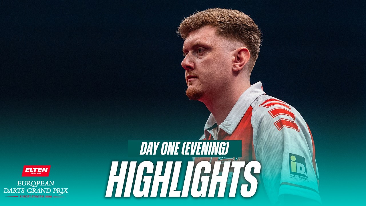 DAY ONE! ✅ | 2026 Elten Safety Shoes European Darts Grand Prix | Day One Evening Highlights