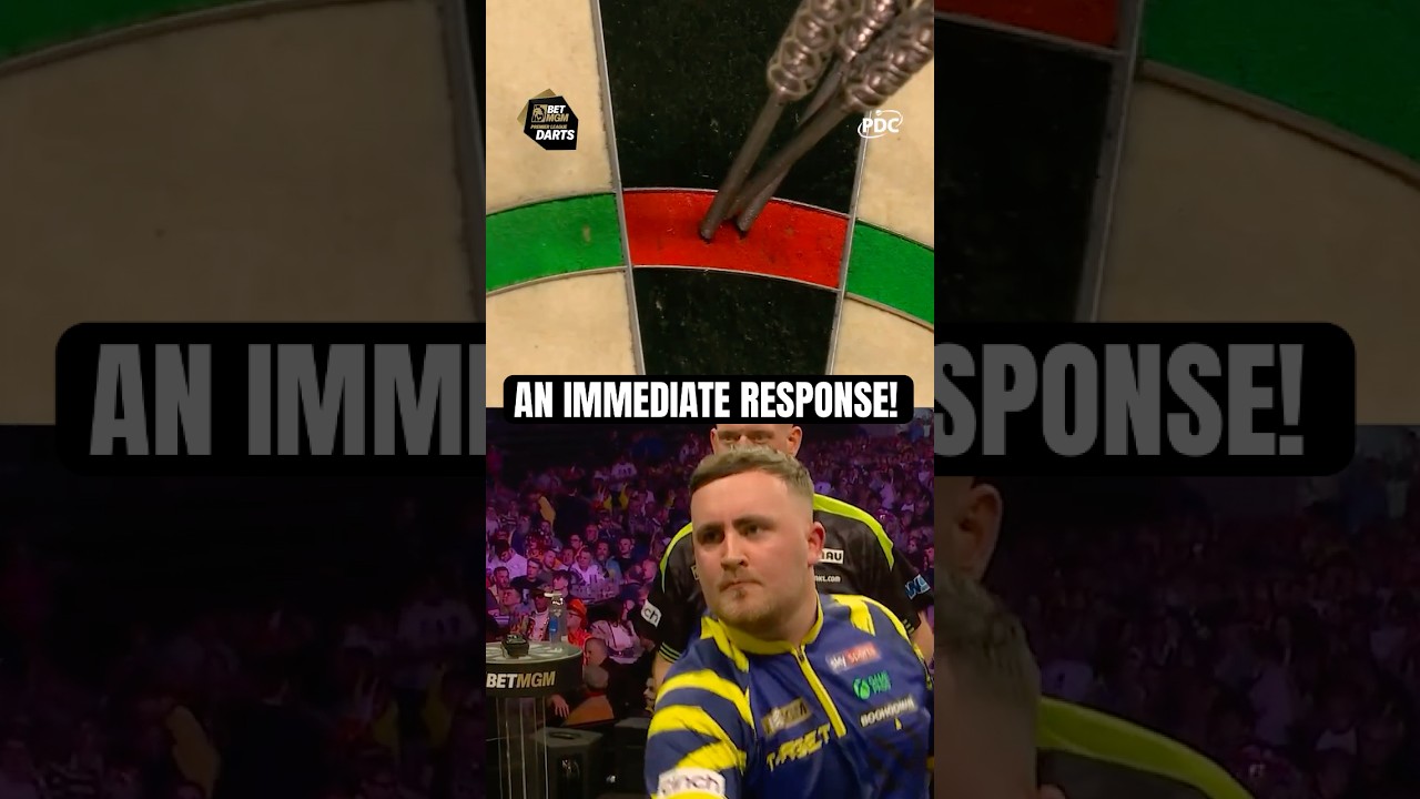 Luke Littler gets an immediate response! 👀 | 2026 BetMGM Premier League - Night 12 Liverpool