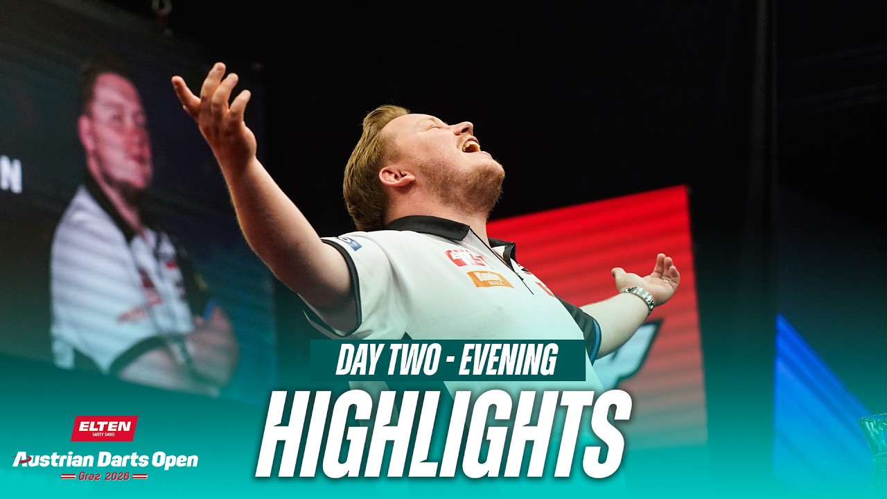 THE RACE FOR THE TITLE! 💥 | 2026 Elten Safety Shoes Austrian Darts Open | Day Two Evening Highlights