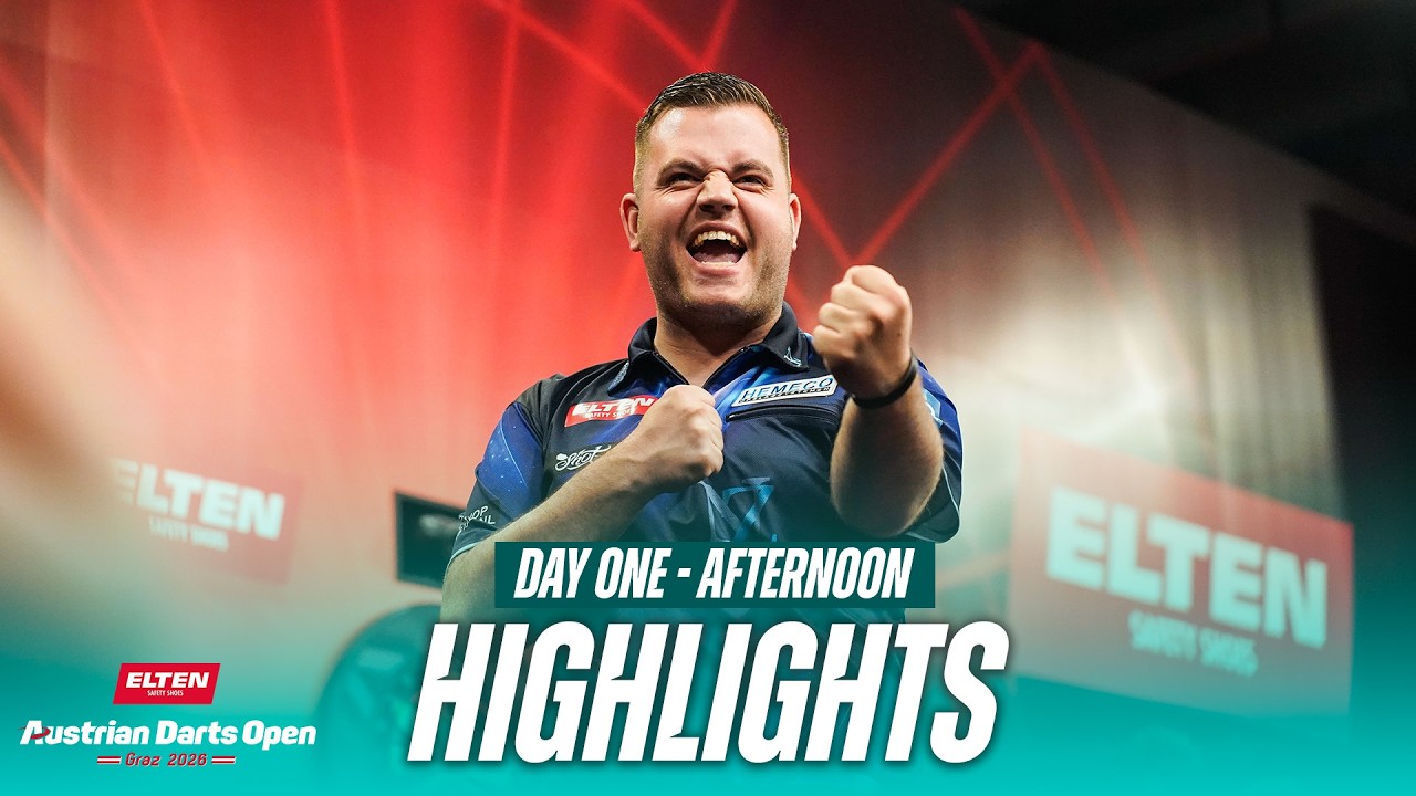 BACK IN AUSTRIA! 👋 | 2026 Elten Safety Shoes Austrian Darts Open | Day One Afternoon Highlights