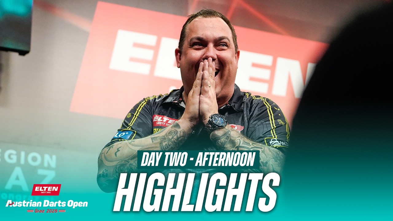 PERFECTION IN GRAZ! 🤩 | 2026 Elten Safety Shoes Austrian Darts Open | Day Two Afternoon Highlights