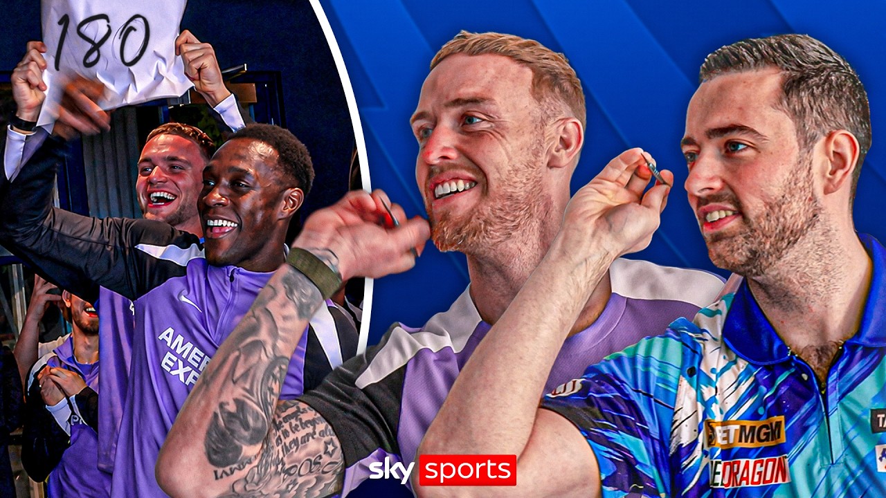 Luke Humphries takes on BEST darts player in Premier League! | Brighton FC Darts Challenge
