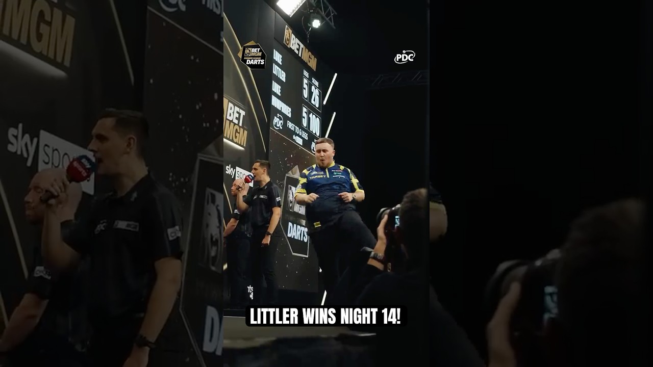 Luke Littler wins in Leeds! 🏆 | 2026 BetMGM Premier League