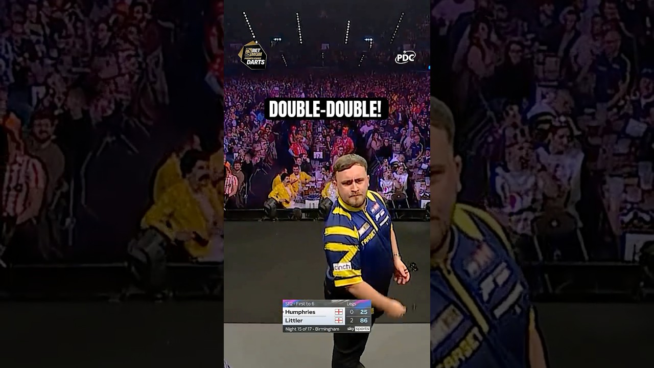 Luke Littler’s double-double in Birmingham! 👀 | 2026 BetMGM Premier League